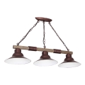 Candelabro na corrente JOSE 3xE27/60W/230V
