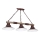 Candelabro na corrente JOSE 3xE27/60W/230V