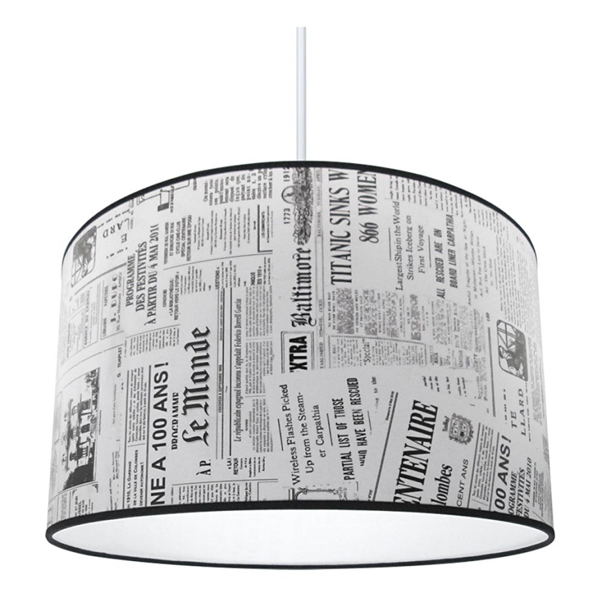 Candelabro NEWSPAPER 1xE27/60W/230V