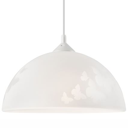 Candelabro num fio 1xE27/60W/230V borboletas