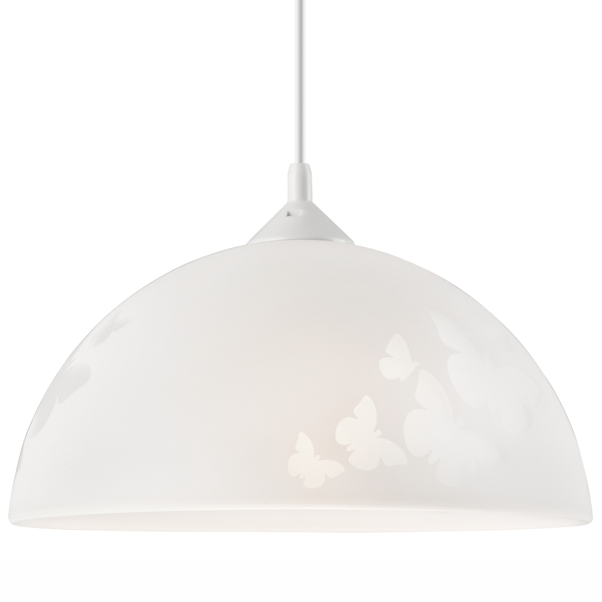 Candelabro num fio 1xE27/60W/230V borboletas