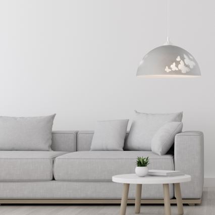 Candelabro num fio 1xE27/60W/230V borboletas