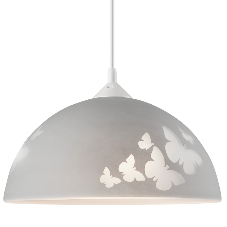 Candelabro num fio 1xE27/60W/230V borboletas