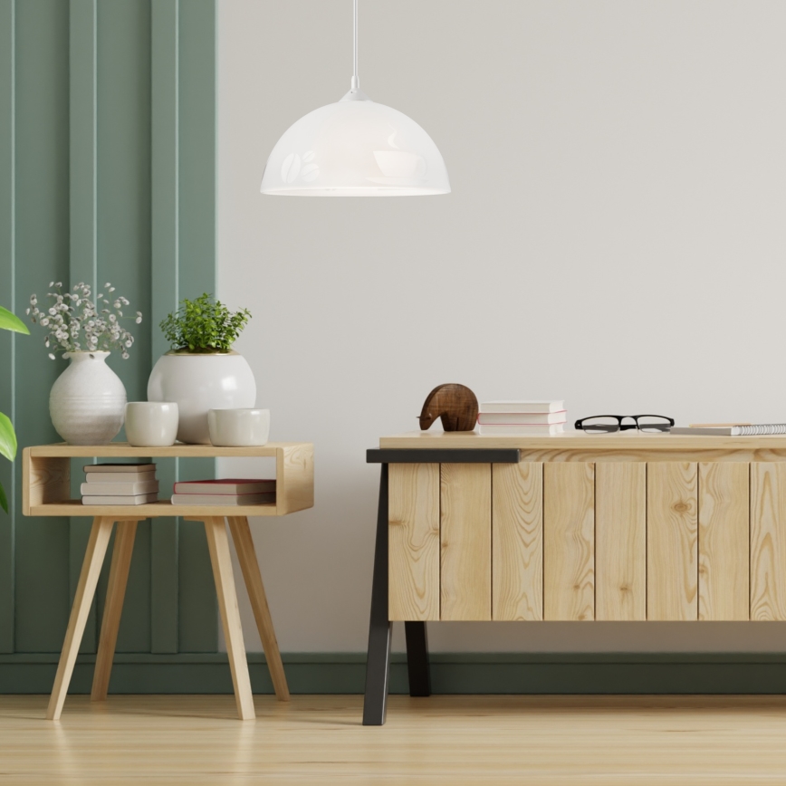 Candelabro num fio 1xE27/60W/230V café