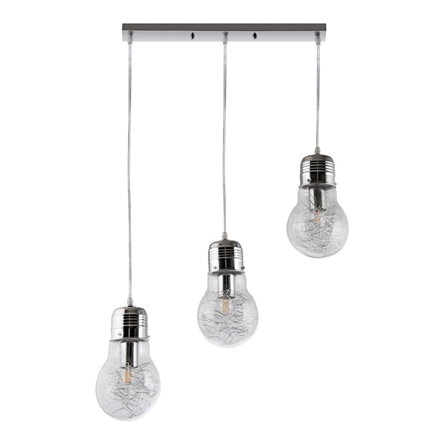 Candelabro num fio 3xE27/60W/230V