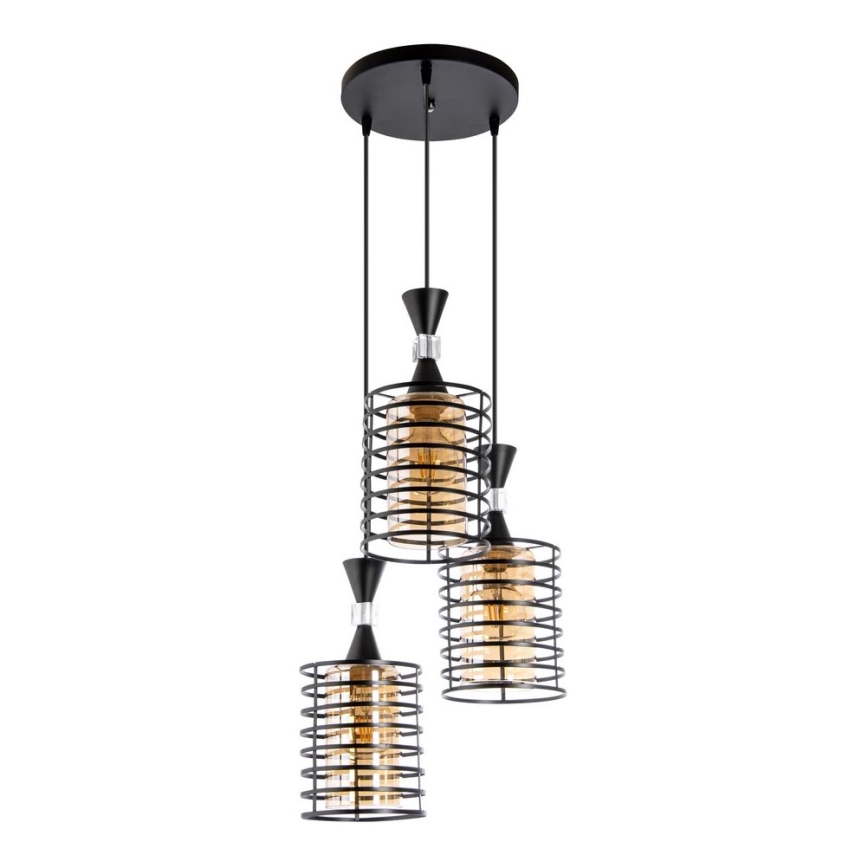 Candelabro num fio 3xE27/60W/230V