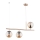 Candelabro num fio ABAKUS 3xE14/40W/230V