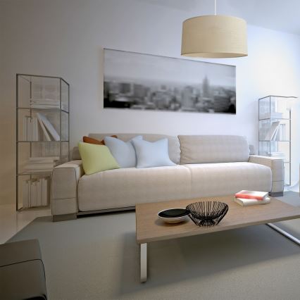 Candelabro num fio ALBA 1xE27/15W/230V d. 40 cm bege