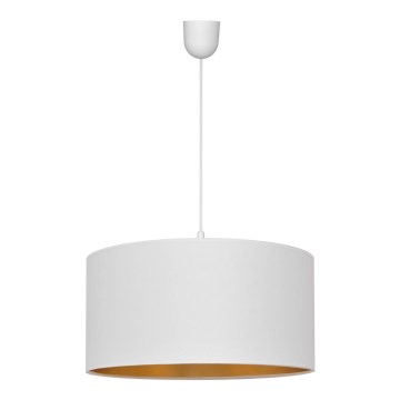 Candelabro num fio ALBA 1xE27/15W/230V d. 40 cm branco/dourado