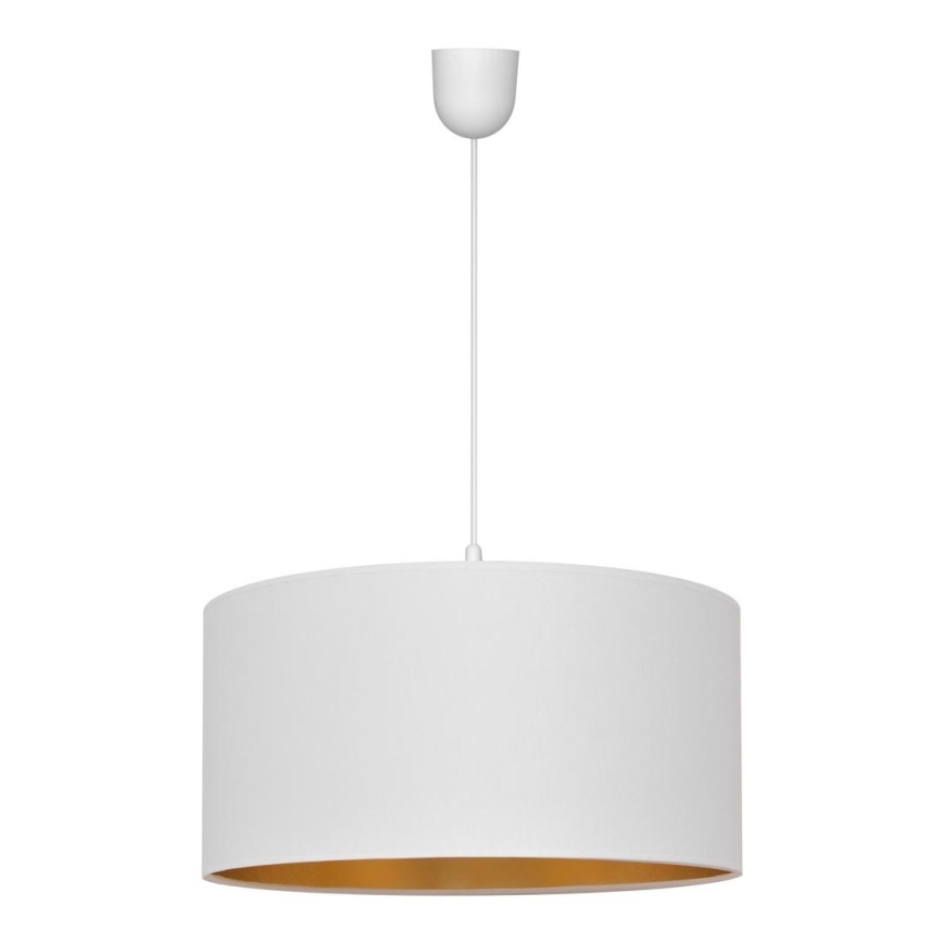 Candelabro num fio ALBA 1xE27/15W/230V d. 40 cm branco/dourado