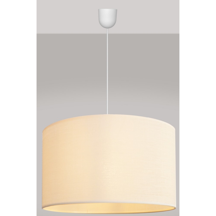Candelabro num fio ALBA 1xE27/15W/230V d. 45 cm bege