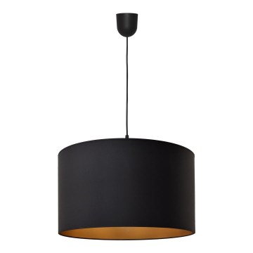Candelabro num fio ALBA 1xE27/15W/230V d. 45 cm preto/dourado