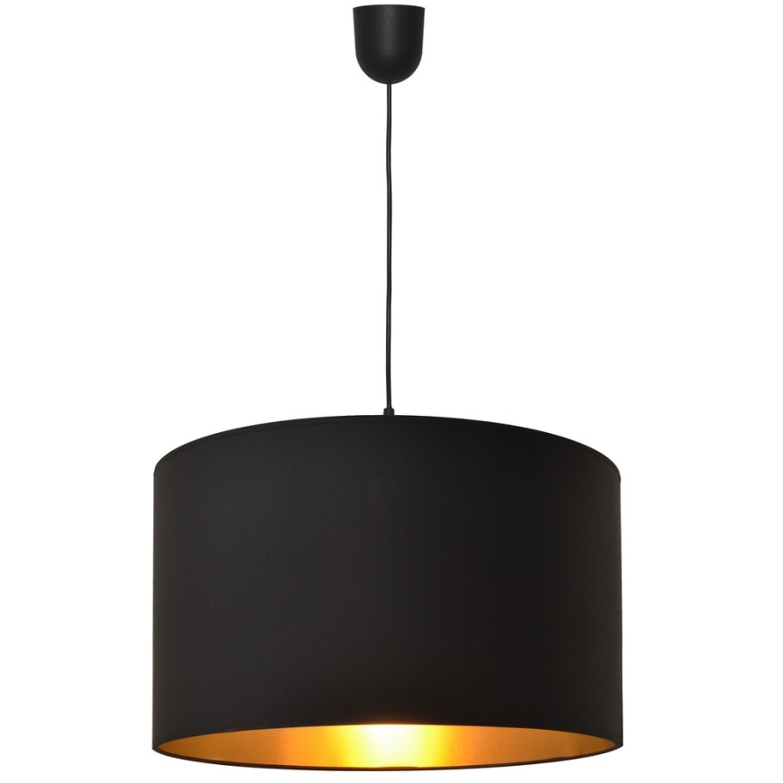 Candelabro num fio ALBA 1xE27/15W/230V d. 45 cm preto/dourado