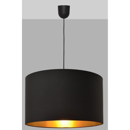 Candelabro num fio ALBA 1xE27/15W/230V d. 45 cm preto/dourado