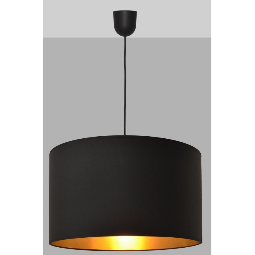 Candelabro num fio ALBA 1xE27/15W/230V d. 45 cm preto/dourado