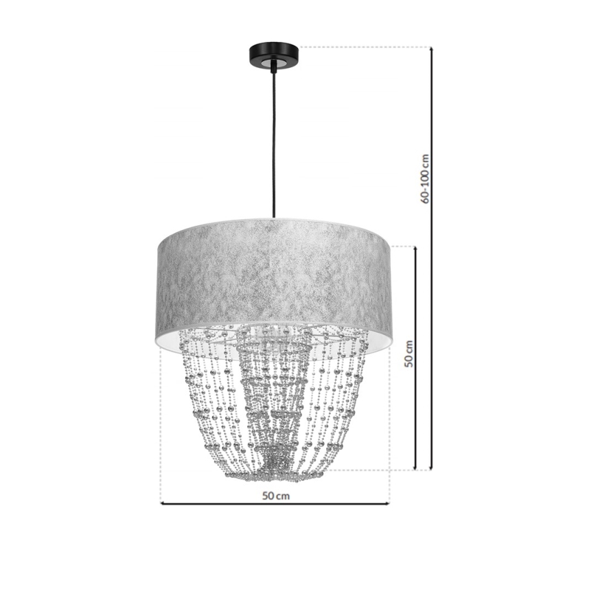 Candelabro num fio ALMERIA 1xE27/60W/230V