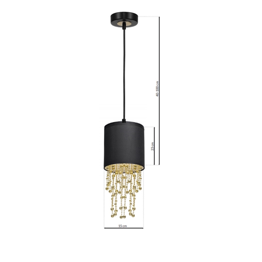 Candelabro num fio ALMERIA 1xE27/60W/230V
