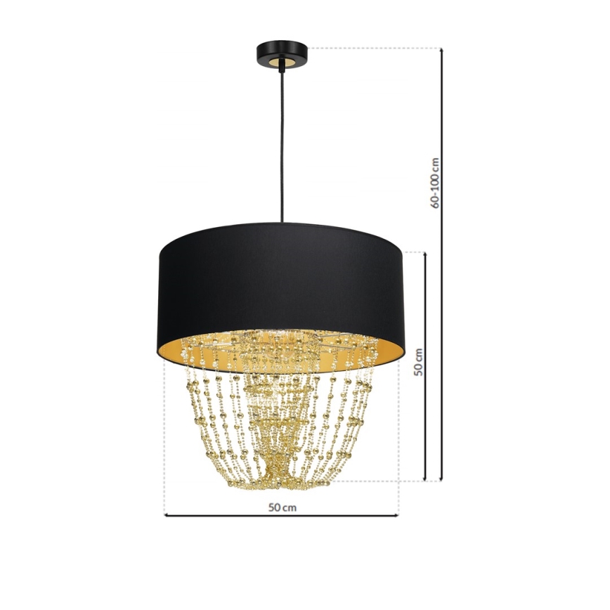 Candelabro num fio ALMERIA 1xE27/60W/230V