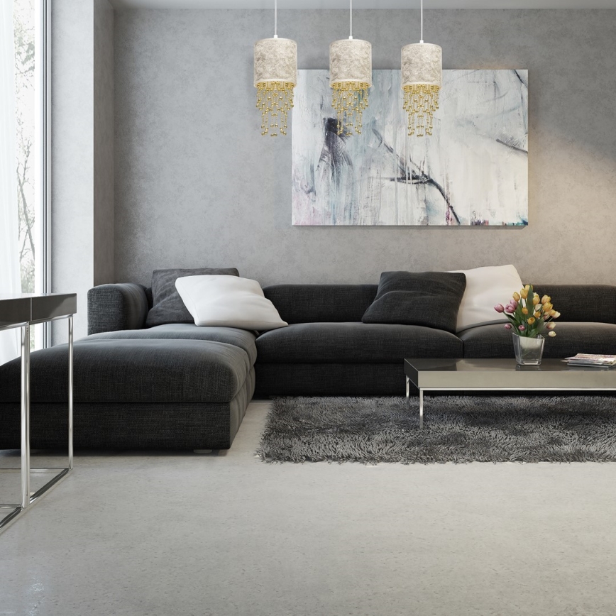 Candelabro num fio ALMERIA 3xE27/60W/230V