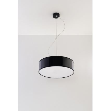 Candelabro num fio ARENA 35 2xE27/60W/230V preto antigo