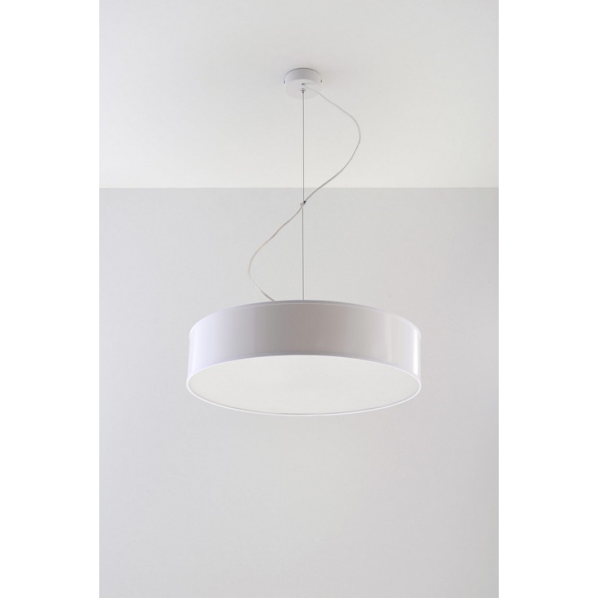 Candelabro num fio ARENA 45 3xE27/60W/230V branco
