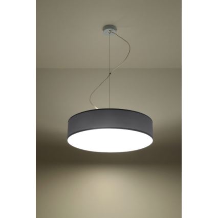 Candelabro num fio ARENA 45 3xE27/60W/230V cinzento