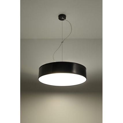 Candelabro num fio ARENA 45 3xE27/60W/230V preto antigo