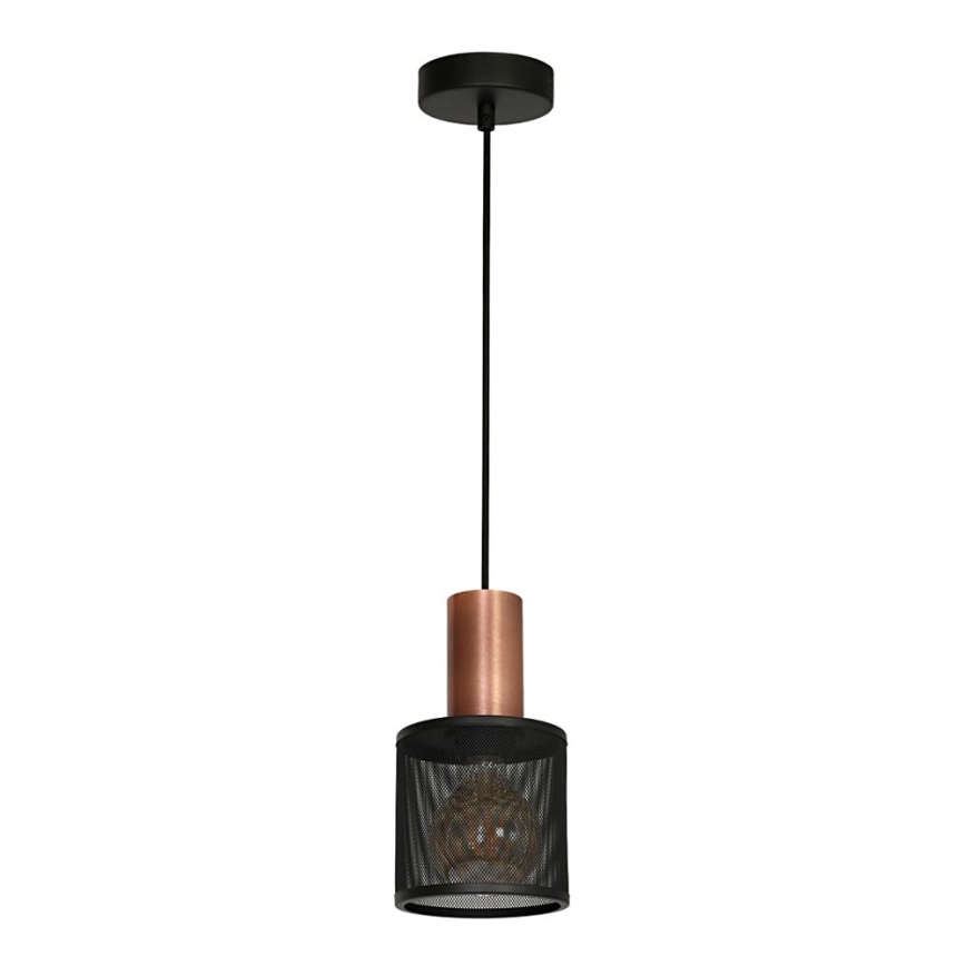 Candelabro num fio ARES BLACK 1xE27/60W/230V