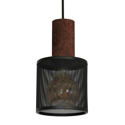 Candelabro num fio ARES BLACK 1xE27/60W/230V