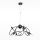 Candelabro num fio ARTOIS 6xE14/40W/230V