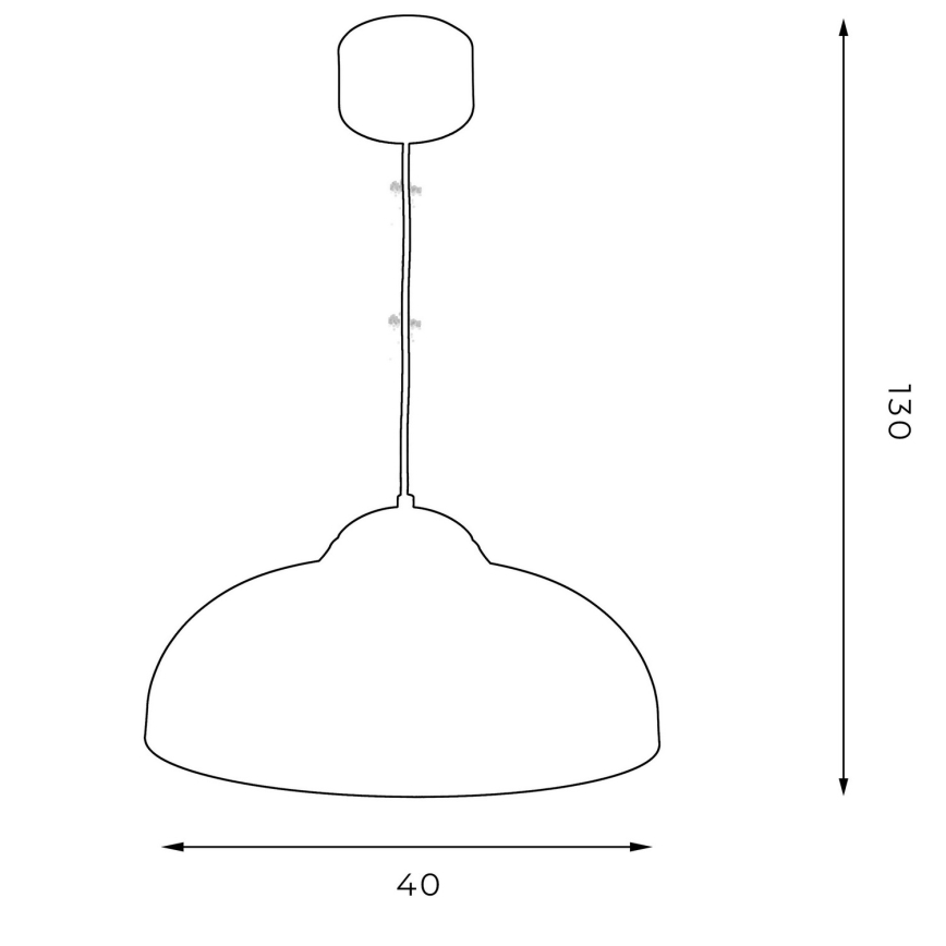 Candelabro num fio BASCA 1xE27/60W/230V
