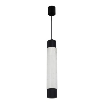 Candelabro num fio BRANCO MARBELO/PRETO 1xGU10/8W/230V