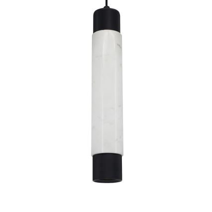 Candelabro num fio BRANCO MARBELO/PRETO 1xGU10/8W/230V