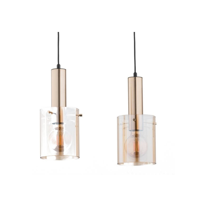 Candelabro num fio CELIA 3xE27/60W/230V dourado
