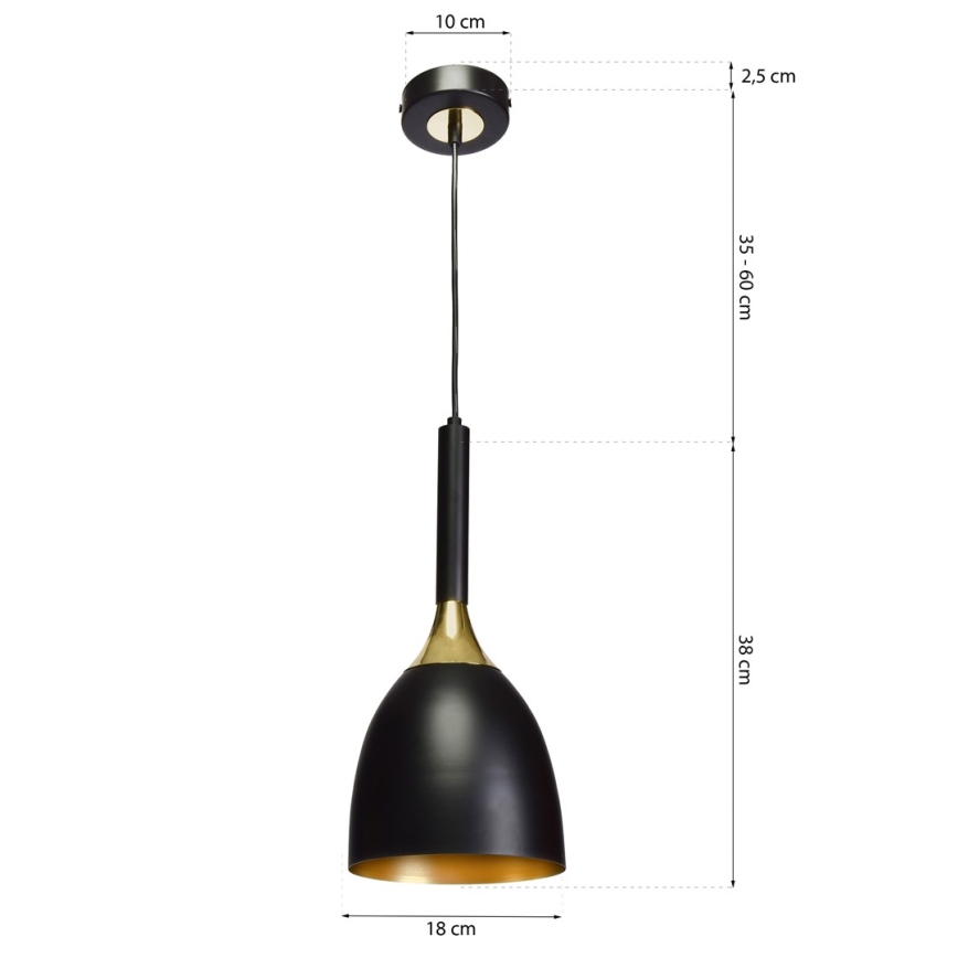 Candelabro num fio CLARK 1xE27/60W/230V