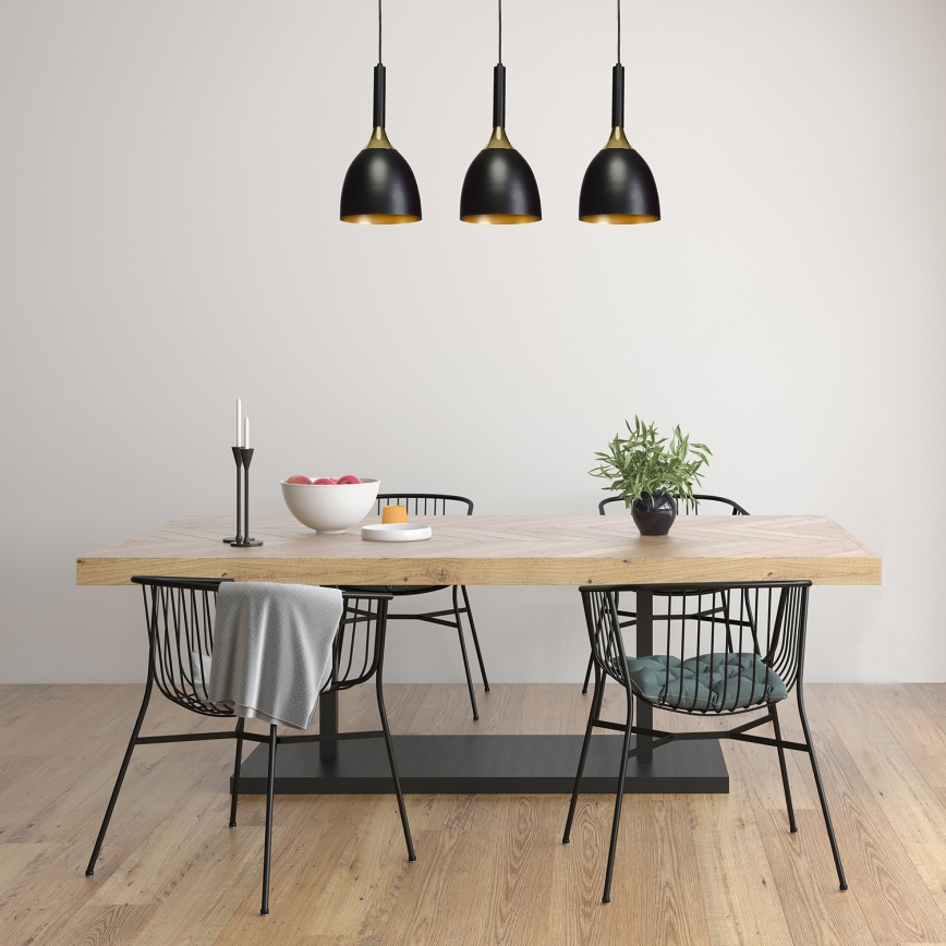 Candelabro num fio CLARK 3xE27/60W/230V