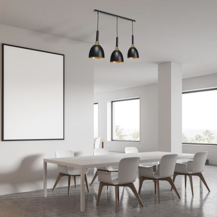 Candelabro num fio CLARK 3xE27/60W/230V