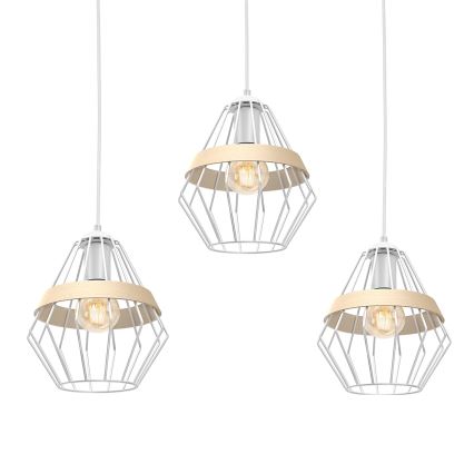 Candelabro num fio CLIF 3xE27/60W/230V