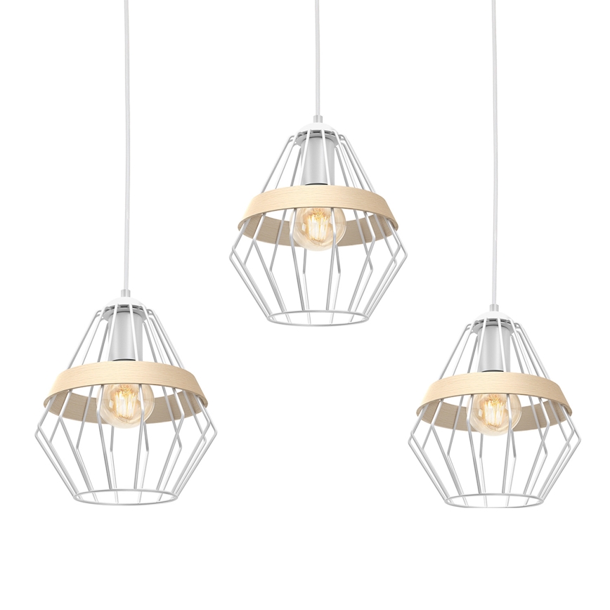 Candelabro num fio CLIF 3xE27/60W/230V