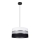 Candelabro num fio CORAL 1xE27/60W/230V preto e branco