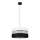 Candelabro num fio CORAL 1xE27/60W/230V preto e branco