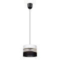 Candelabro num fio CORAL 1xE27/60W/230V preto e branco
