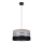 Candelabro num fio CORAL 1xE27/60W/230V preto e cinzento