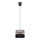 Candelabro num fio CORAL 1xE27/60W/230V preto e cinzento