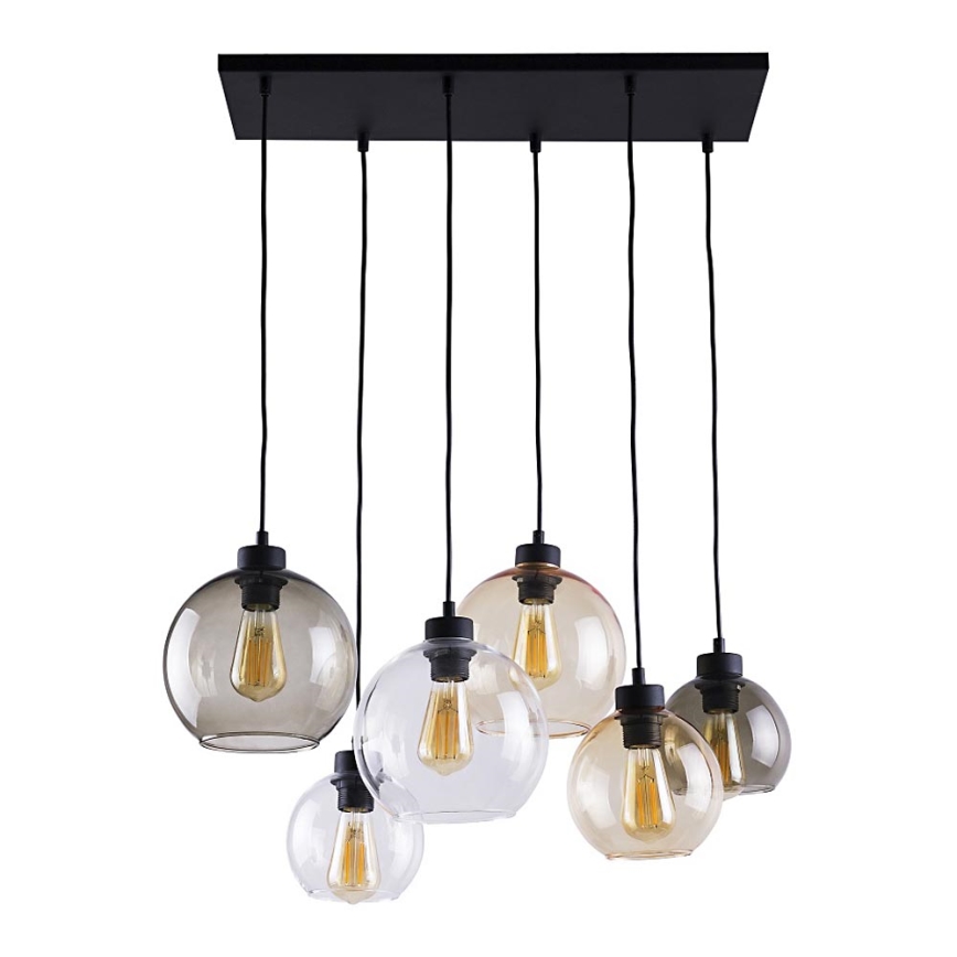 Candelabro num fio CUBUS 6xE27/60W/230V