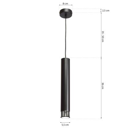 Candelabro num fio DANI 1xGU10/8W/230V