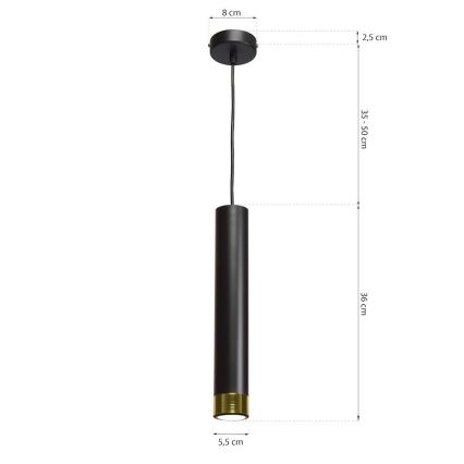 Candelabro num fio DANI 1xGU10/8W/230V