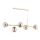 Candelabro num fio DANSA 5xE14/10W/230V dourado