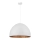 Candelabro num fio DIAMENT 1xE27/60W/230V diâmetro 50 cm branco/cobre