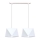 Candelabro num fio DIAMENT 2xE27/60W/230V branco
